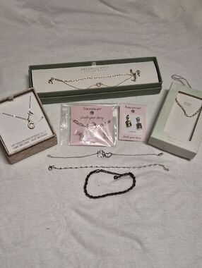 Francesca's & Argentovivo Mixed Silver and Gold Jewelry Set